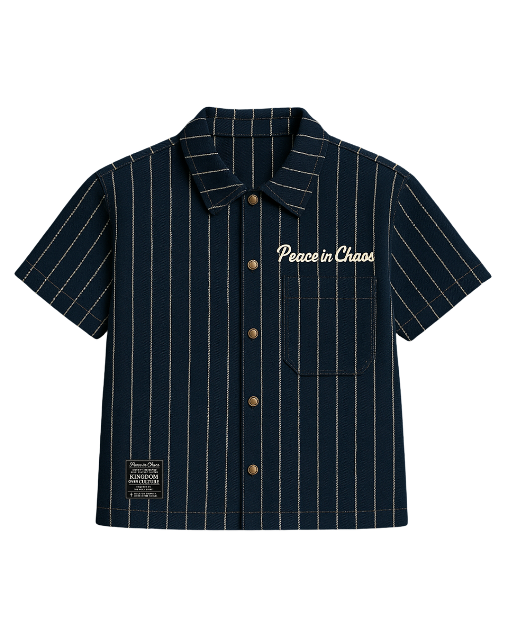 Christ Indigo Denim Button Up