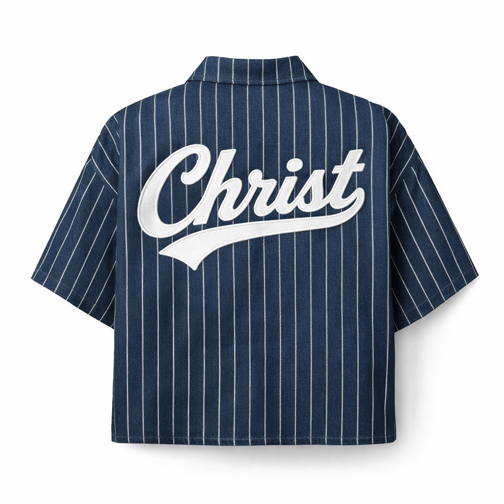 Christ Indigo Denim Button Up